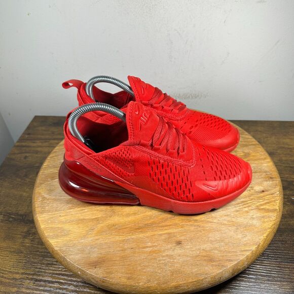 Nike Air Max 270 Women's Size 7 Varsity Red Shoe Sneakers CW6987-600 - Picture 1 of 8